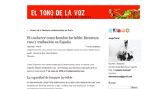 Desktop Screenshot of eltonodelavoz.com